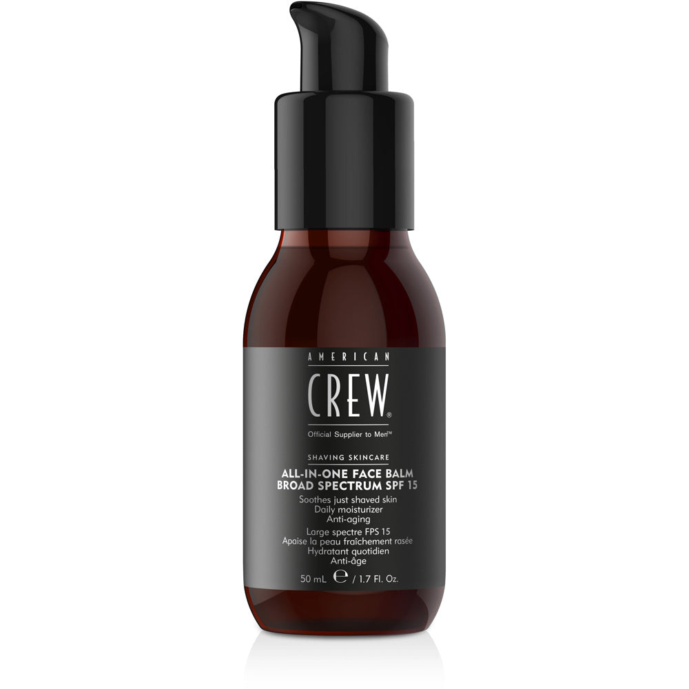 American Crew All-In-One Face Balm SPF 15 | After Shave-balm | 170 ml