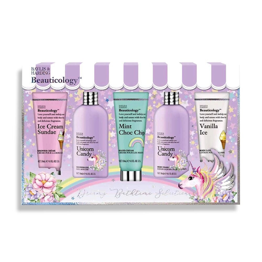 Baylis & Harding Beautycology Unicorn | Skönhetsset 5 Delar | 130ml