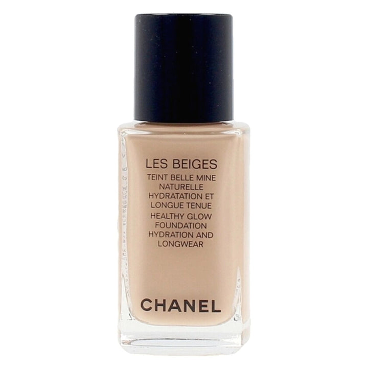 A bottle of Chanel Les Beiges liquid foundation, 30 ml, featuring the Chanel logo