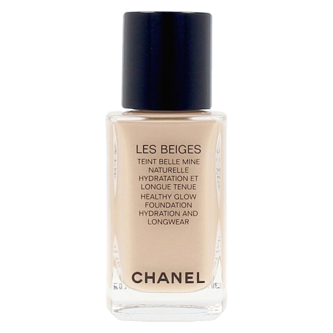 A bottle of Chanel Les Beiges liquid foundation, 30 ml, featuring the Chanel logo