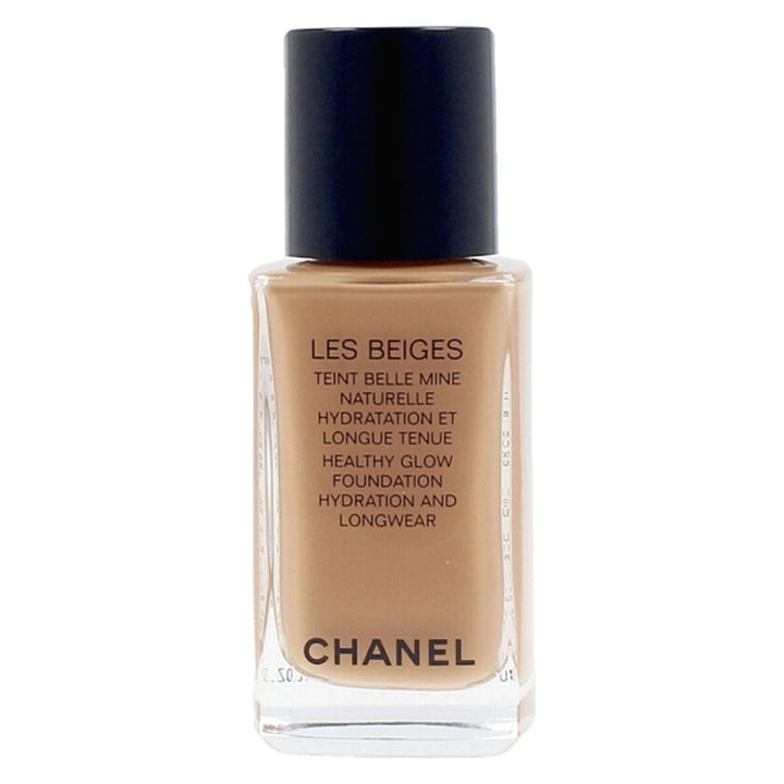 A bottle of Chanel Les Beiges liquid foundation, 30 ml, featuring the Chanel logo