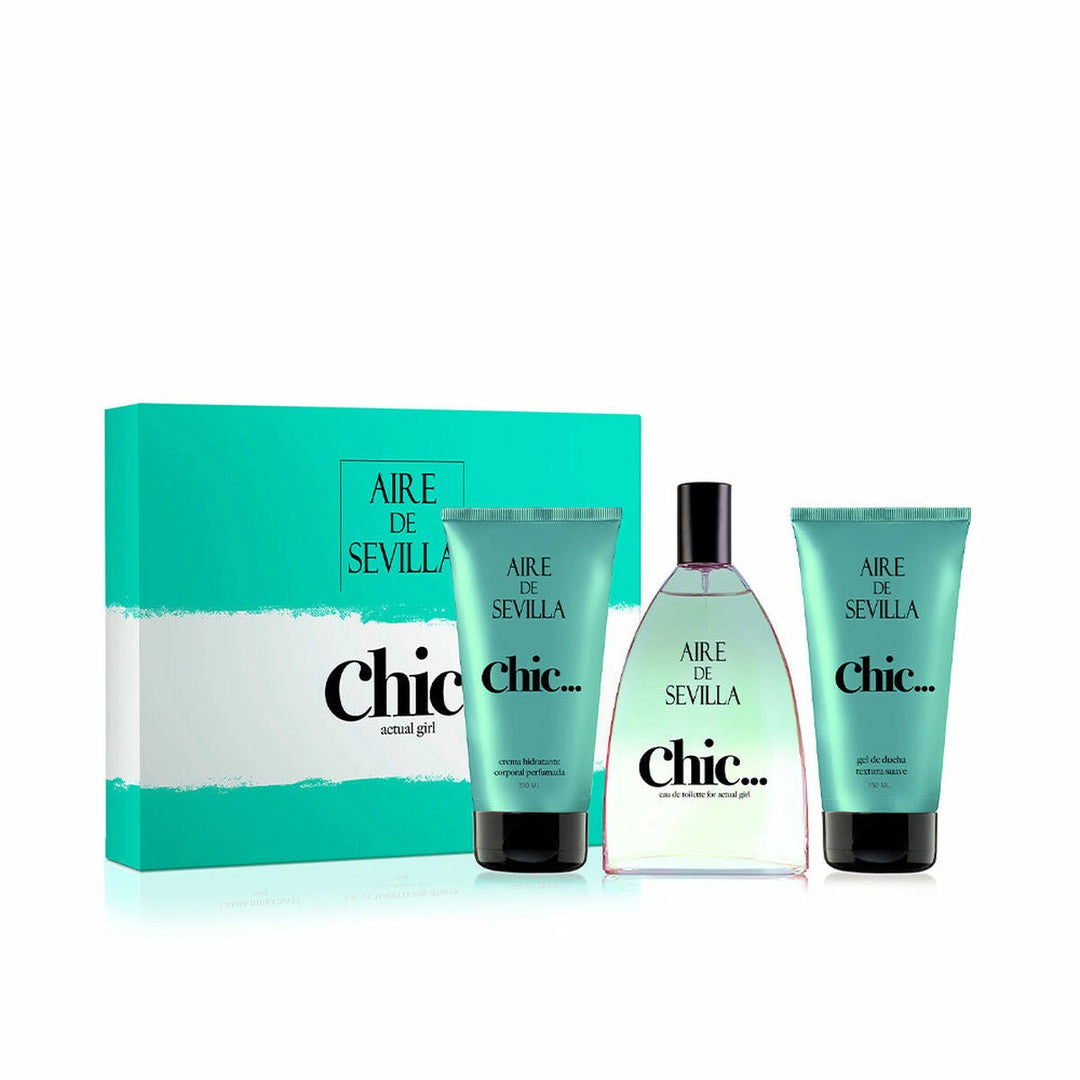 Aire Sevilla Chic | 3-delars Parfymset | 150ml x 3 | Eau de Toilette