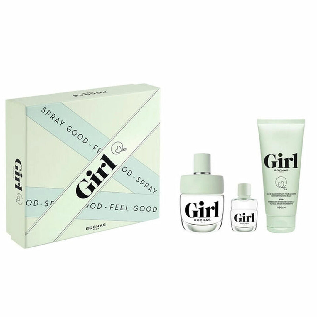 Rochas Girl 3-Piece Set | Eau de Toilette | 100ml x 2, 4.5ml